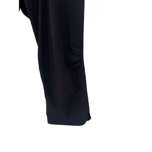 Chicos 2 zenergy golf  Black Cropped Pants Womens Size large pockets hiking - Picture 2 of 5